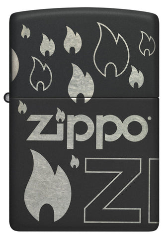 Zippo Black Matte Flame Z - 48908