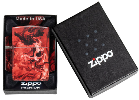 Zippo Spooky Skulls Design - 48772