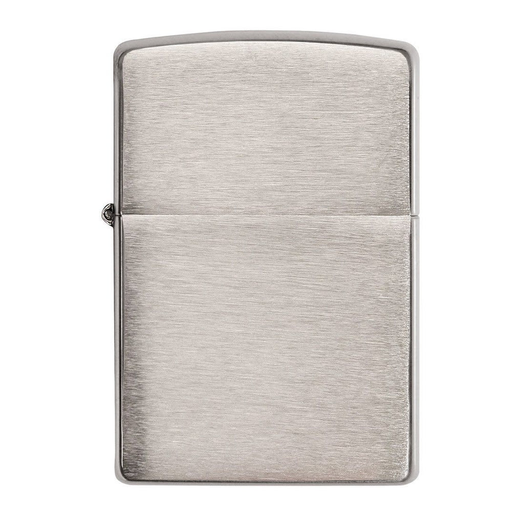 Isqueiro Clássico Cromado Escovado à Prova de Vento | Zippo Brazil