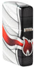 Angled shot of Flame Design 540 Color Windproof Lighter showing the front and right side of the lighter
